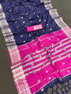 Rose Paithani  By weaving jari Cotton Silk Designer Sarees Wholesalers In Delhi